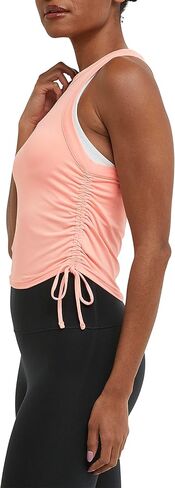 Champion Women's Tank Top, Soft Touch, Moisture-wicking, Ruched Tank Top With Drawstrings in Kuwait