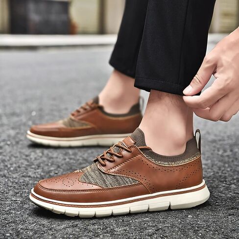 أحذية أكسفورد للرجال أحذية رسمية أنيقة للعمل كاجوال للرجال أحذية مشي خفيفة الوزن in Kuwait