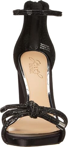 Jewel Badgley Mischka Lexie Knotted Platform Block Heel in Kuwait