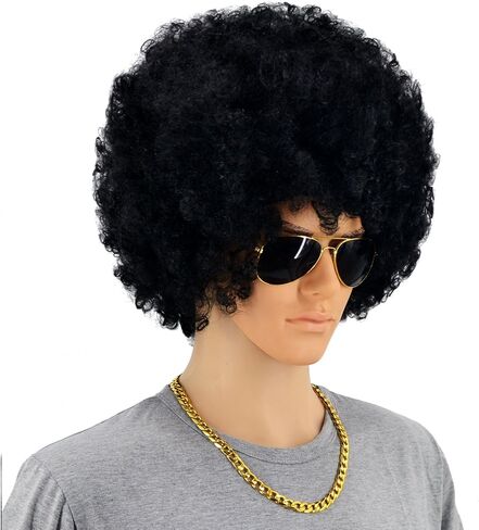 مجموعة شعر مستعار لزي ديسكو روك ستار من المعدن الثقيل في السبعينيات والثمانينيات والتسعينيات in Kuwait