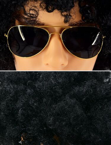 مجموعة شعر مستعار لزي ديسكو روك ستار من المعدن الثقيل في السبعينيات والثمانينيات والتسعينيات in Kuwait