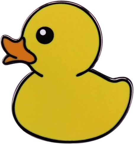 Yellow Duck Brooch Cute Duck Art Badge Cartoon Animals Duck Enamel Brooch Badge for Clothes Accessories Jewelry Backpacks Decor in Kuwait
