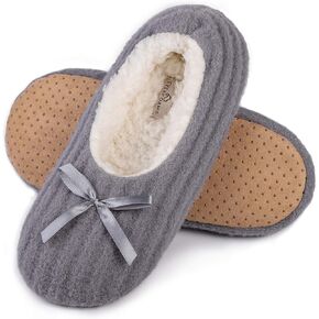 EverFoams Women's Cozy Chenille Memory Foam Bedroom House Slippers in Kuwait