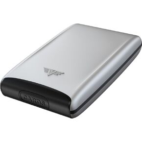 حامل بطاقات الائتمان Tru Virtu®، حافظة ألومنيوم خفيفة للغاية، حافظة بطاقات I، سهم فضي، حامل بطاقات I، حماية RFID-NFC، مصنوع من الألومنيوم، تخزين بطاقات I، محفظة نحيفة، حامل بطاقات I in Kuwait