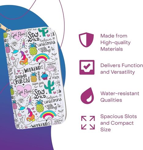 Rave Envy Cute Trendy Wallets for Women - Fashionable Small Womens Wallets in Saudi Arabia