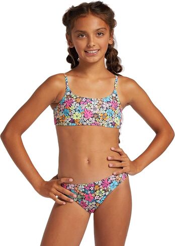Roxy Girls' Daisy Mood Bralette Swimsuit Set in Saudi Arabia