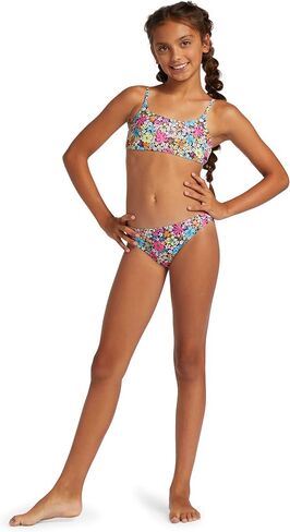 Roxy Girls' Daisy Mood Bralette Swimsuit Set in Saudi Arabia