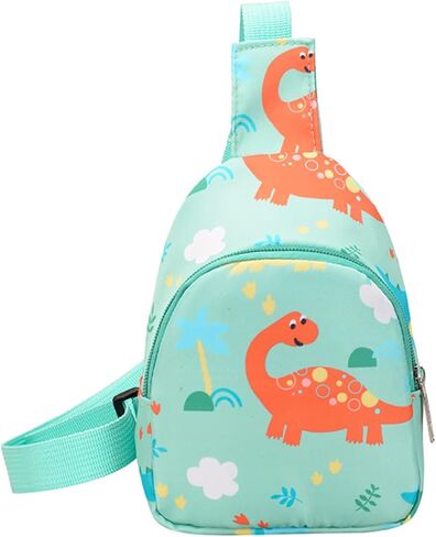 Kids Cute Animal Dinosaur Unicorn Crossbody Chest Sling Bag Shoulder Bag for Girls Boys in Kuwait