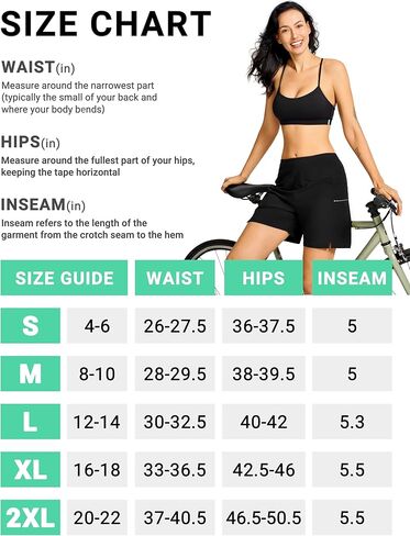 شورت BVVU للسيدات مقاس 5 بوصات للسباحة عالي الخصر مع جيوب وبطانة للتحكم في البطن UPF50+ ملابس سباحة للشاطئ سريعة الجفاف in Kuwait