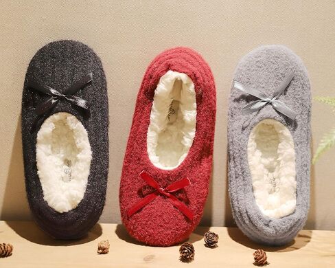 EverFoams Women's Cozy Chenille Memory Foam Bedroom House Slippers in Kuwait