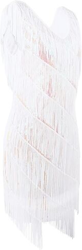 PrettyGuide Women's Flapper Dress Sequined Fringe 1920s Gatsby Party Cocktail Dresses in Kuwait