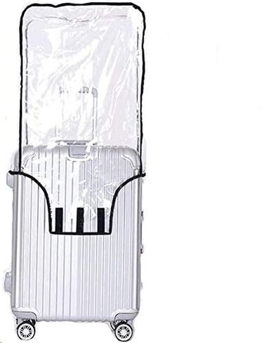 Joyden DUXAA Luggage Protector Suitcase Cover Clear PVC Suitcase Cover Protectors Luggage Cover Waterproof for Wheeled Suitcase Fits Most 20" 22" 24" 26" 28" 30" (28 In) in Saudi Arabia