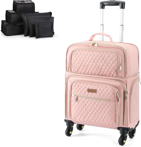 شنطة سفر سوفت سايد قابلة للتوسيع مع 4 عجلات دوارة خفيفة الوزن للرجال والنساء من ليكينشي in Kuwait