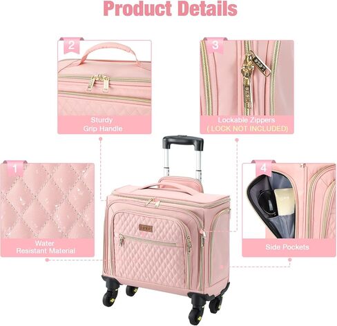 شنطة سفر سوفت سايد قابلة للتوسيع مع 4 عجلات دوارة خفيفة الوزن للرجال والنساء من ليكينشي in Kuwait