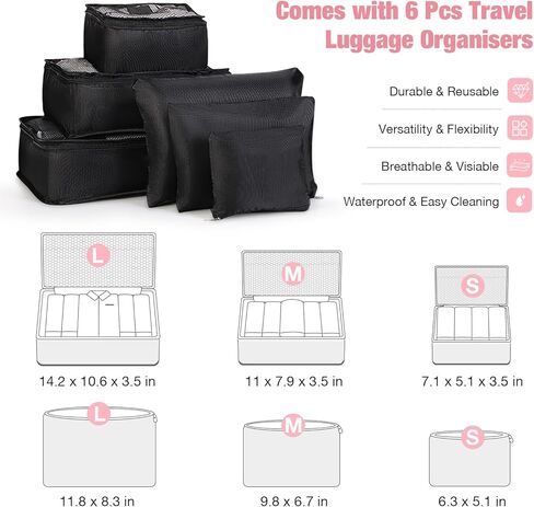 شنطة سفر سوفت سايد قابلة للتوسيع مع 4 عجلات دوارة خفيفة الوزن للرجال والنساء من ليكينشي in Kuwait