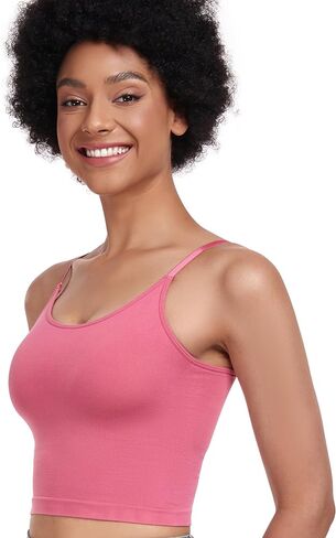 حمالة صدر رياضية للنساء من GXXGE مبطنة بدون أسلاك مع دعم متوسط ​​للياقة البدنية وتمارين الجري وقمصان اليوغا in Kuwait