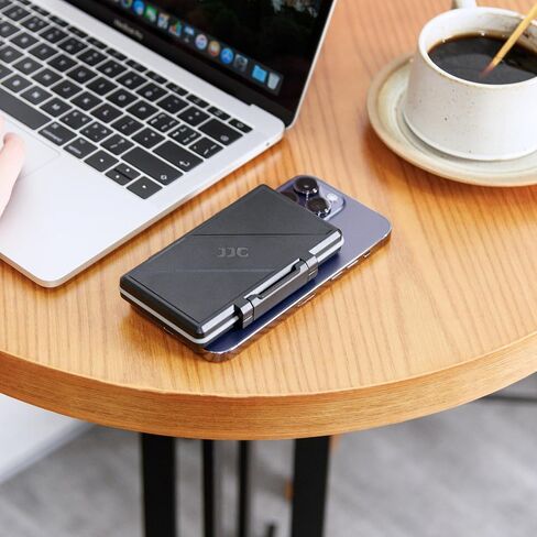 JJC RFID Blocking Credit Card Case,Hard Shell Business Card ID Wallet Case Holder - Holds up 6 Cards,Card Cases & Money Organizers,Slim Wallet for Men Women (Mesh Bag Lining) in Saudi Arabia