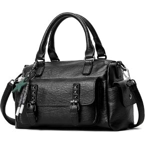 NICOLE & DORIS Crossbody Bags for Women Vintage Shoulder Bag Multiple Pockets Handbags PU Leather Small Satchel Bag in Kuwait