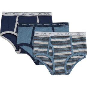 MeMoi 3-Pack Boy's Soft Cotton Blend Briefs