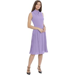 Maggy London Women's Sleeveless Cowl Neck Dress with Fluted Skirt Office Workwear in Kuwait