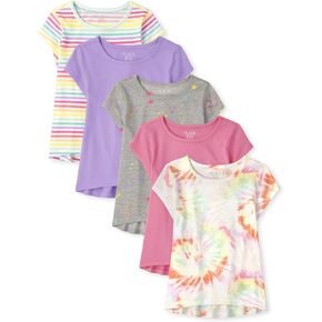 The Children's Place Girls Short Sleeve High Low Top in Saudi Arabia