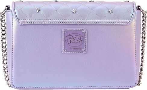 Loungefly BTS Logo Iridescent Purple Faux Leather Crossbody Bag in Saudi Arabia
