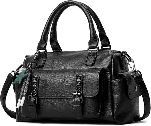 نيكول ودوريس حقائب كروس للنساء حقيبة كتف كلاسيكية جيوب متعددة حقائب يد بولي Leather حقيبة جلدية صغيرة in Kuwait