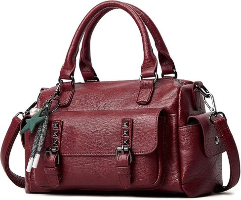 نيكول ودوريس حقائب كروس للنساء حقيبة كتف كلاسيكية جيوب متعددة حقائب يد بولي Leather حقيبة جلدية صغيرة in Kuwait