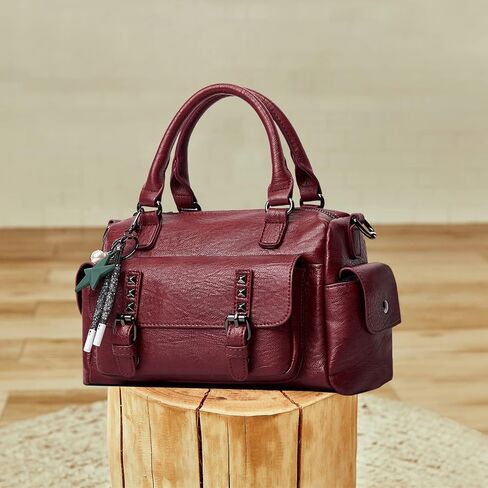 نيكول ودوريس حقائب كروس للنساء حقيبة كتف كلاسيكية جيوب متعددة حقائب يد بولي Leather حقيبة جلدية صغيرة in Kuwait