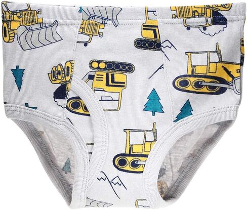 Closecret Kids Series Baby Soft Cotton Underwear Dinosaur Truck Shark Little Boys' Assorted Boxer & Briefs (Pack of 6) in Kuwait