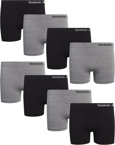 ملابس داخلية للفتيات من ريبوك - شورتات Cartwheel بدون خياطة (8 عبوات) in Kuwait