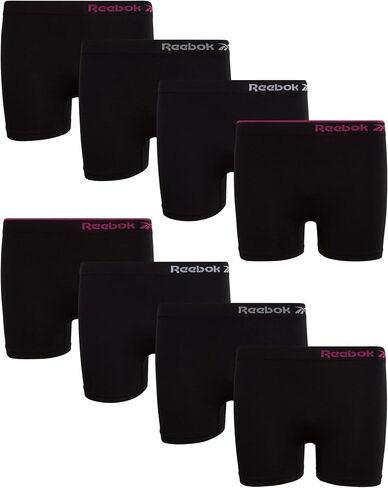 ملابس داخلية للفتيات من ريبوك - شورتات Cartwheel بدون خياطة (8 عبوات) in Kuwait