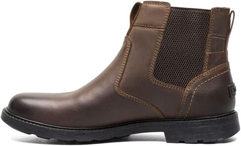 Nunn Bush Men's 1912 Plain Toe Chelsea Leather Pull on Boot with Scotchguard Defender in Saudi Arabia