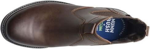 Nunn Bush Men's 1912 Plain Toe Chelsea Leather Pull on Boot with Scotchguard Defender in Saudi Arabia