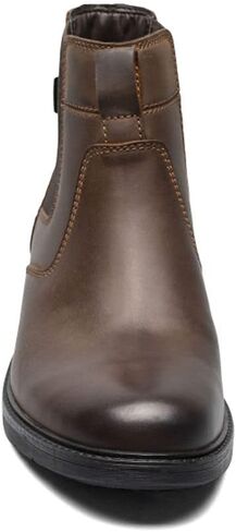 Nunn Bush Men's 1912 Plain Toe Chelsea Leather Pull on Boot with Scotchguard Defender in Saudi Arabia