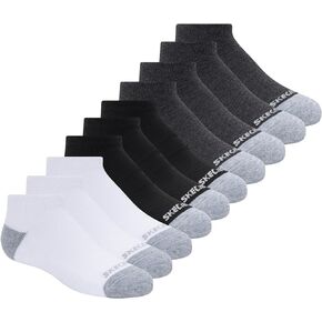 Skechers 10 Pairs Kids' No Show Socks