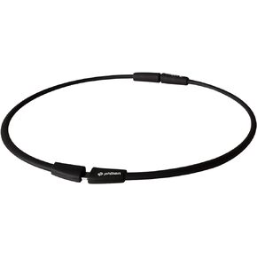 Phiten S-PRO Titanium Necklace - Waterproof Sport Silicone Necklace with Aqua-Titanium for Alternative Healing - Power Elastomer Zone with Micro Titanium Spheres