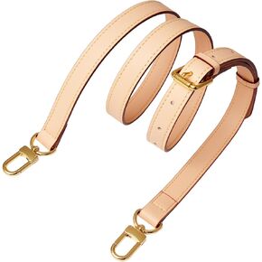 BMBMLV Vachetta Genuine Leather Adjustable Genuine Leather Crossbody Straps Replacement (Honey brown) in Kuwait