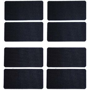 Square Shape Shoe Hole Prevention Repair Patches/Inserts for 8 Holes (Black) in Saudi Arabia