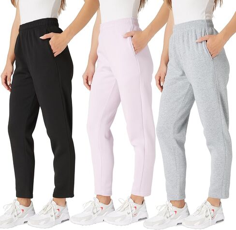 Ultra Performance Womens Sweatpants Open Bottom Sweat Pants for Women, 3 Pack Lounge Pants Women (Plus Size) in Saudi Arabia