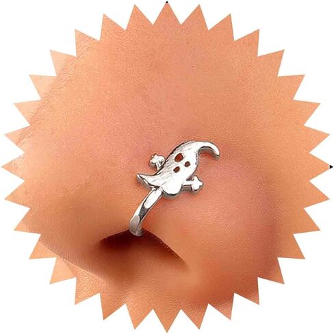 Iaceble Boho الحاجز الأنفي المزيف الدائري الكريستالي على شكل نجمة الأنف الدائري الذهبي تشيكوسلوفاكيا الأنف الكفة الدائري نجمة غير ثقب الأنف الدائري U شكل كليب على الأنف الدائري انحناء الأنف الدائري مجوهرات للنساء والفتيات (النجمة الذهبية) in Kuwait