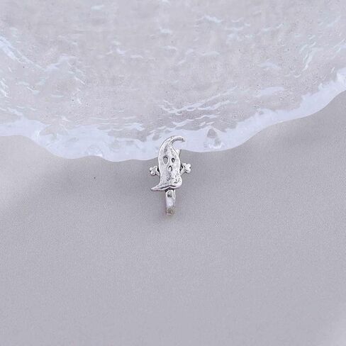 Iaceble Boho الحاجز الأنفي المزيف الدائري الكريستالي على شكل نجمة الأنف الدائري الذهبي تشيكوسلوفاكيا الأنف الكفة الدائري نجمة غير ثقب الأنف الدائري U شكل كليب على الأنف الدائري انحناء الأنف الدائري مجوهرات للنساء والفتيات (النجمة الذهبية) in Kuwait