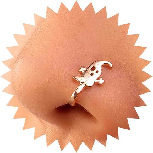 Iaceble Boho الحاجز الأنفي المزيف الدائري الكريستالي على شكل نجمة الأنف الدائري الذهبي تشيكوسلوفاكيا الأنف الكفة الدائري نجمة غير ثقب الأنف الدائري U شكل كليب على الأنف الدائري انحناء الأنف الدائري مجوهرات للنساء والفتيات (النجمة الذهبية) in Kuwait