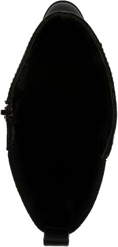 LONDON FOG Girls Brooke Knee High Fashion Boot Zip Up Boot With Fashion Buckle in Saudi Arabia