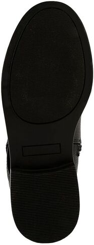 LONDON FOG Girls Brooke Knee High Fashion Boot Zip Up Boot With Fashion Buckle in Saudi Arabia