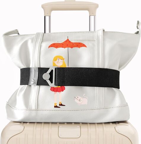 Luggage Belt Strap Add a Bag Luggage Strap,2-in-1 Suitcase Strap Travel Accessories,Luggage Strap Carry On Luggage Elastic Adjustable Luggage Strap Airport Luggage Belt Orange in Saudi Arabia