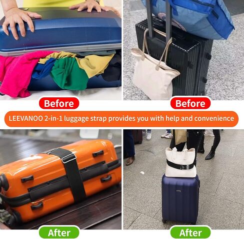 Luggage Belt Strap Add a Bag Luggage Strap,2-in-1 Suitcase Strap Travel Accessories,Luggage Strap Carry On Luggage Elastic Adjustable Luggage Strap Airport Luggage Belt Orange in Saudi Arabia