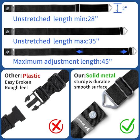 Luggage Belt Strap Add a Bag Luggage Strap,2-in-1 Suitcase Strap Travel Accessories,Luggage Strap Carry On Luggage Elastic Adjustable Luggage Strap Airport Luggage Belt Orange in Saudi Arabia