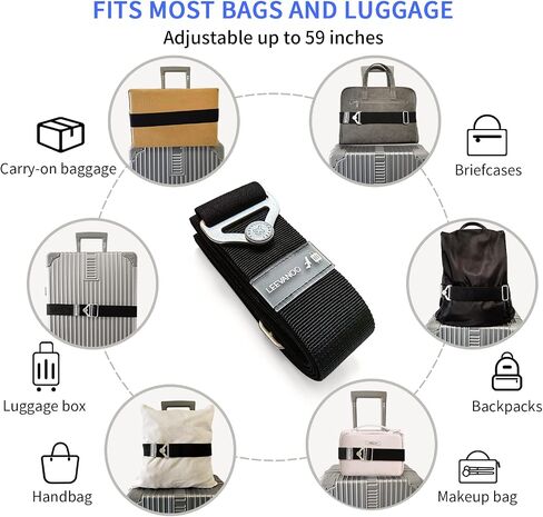 Luggage Belt Strap Add a Bag Luggage Strap,2-in-1 Suitcase Strap Travel Accessories,Luggage Strap Carry On Luggage Elastic Adjustable Luggage Strap Airport Luggage Belt Orange in Saudi Arabia