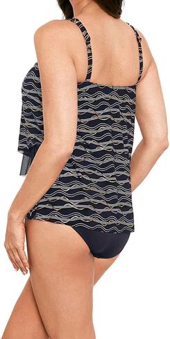 Miraclesuit Women's Swimwear DD-Cup Linked in Mirage High Neckline Underwire Bra Tankini Top in Saudi Arabia
